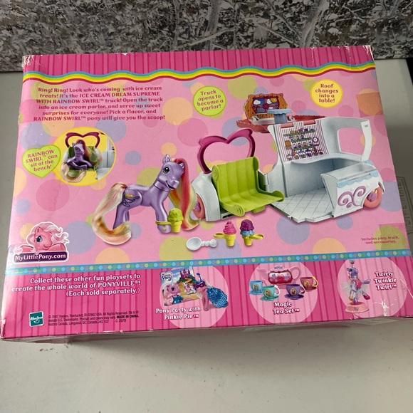 My Little Pony Ice Cream Dream Supreme Truck W/ Rainbow Swirl Pony 2007 NEW - Picture 10 of 14